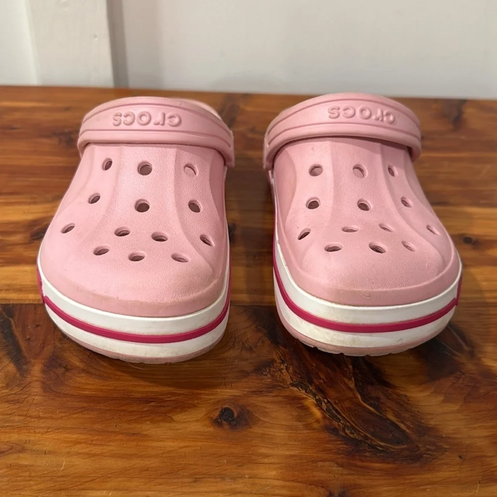 Crocs Kids' Bayaband Pink Clogs